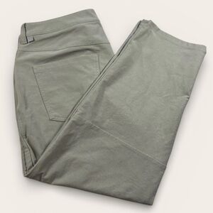 Lululemon ABC Slim Fit Pant Warpstreme Grey Sage 34x26 Custom Hem